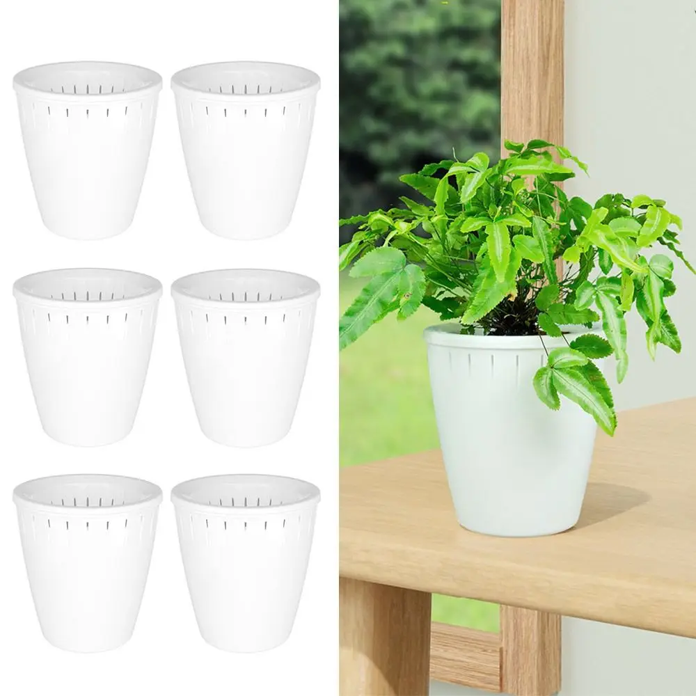 Plastic Self-priming Lazy Flowerpot Plant Growth Container Hydroponic Flower Pot Breathable Succulent Plant Pots for Garden