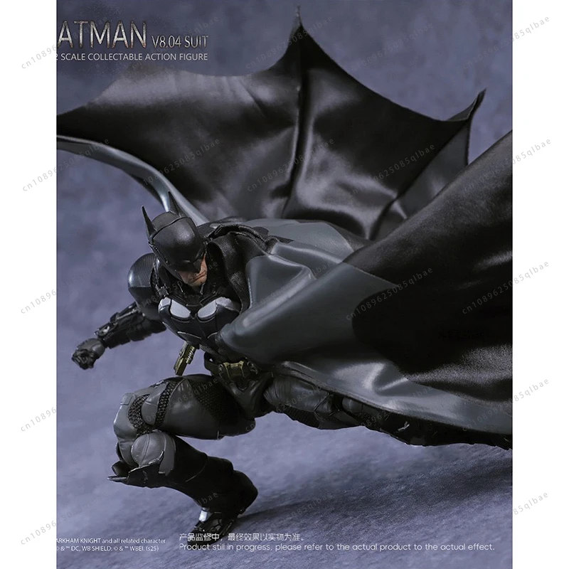 متوفر في المخزون LPZZ DC001 ستوديو 1/12 باتمان أركام نايت باتسويت V8 04 باتمان أكشن أنيمي مجموعة شخصيات نموذج اللعب #3
