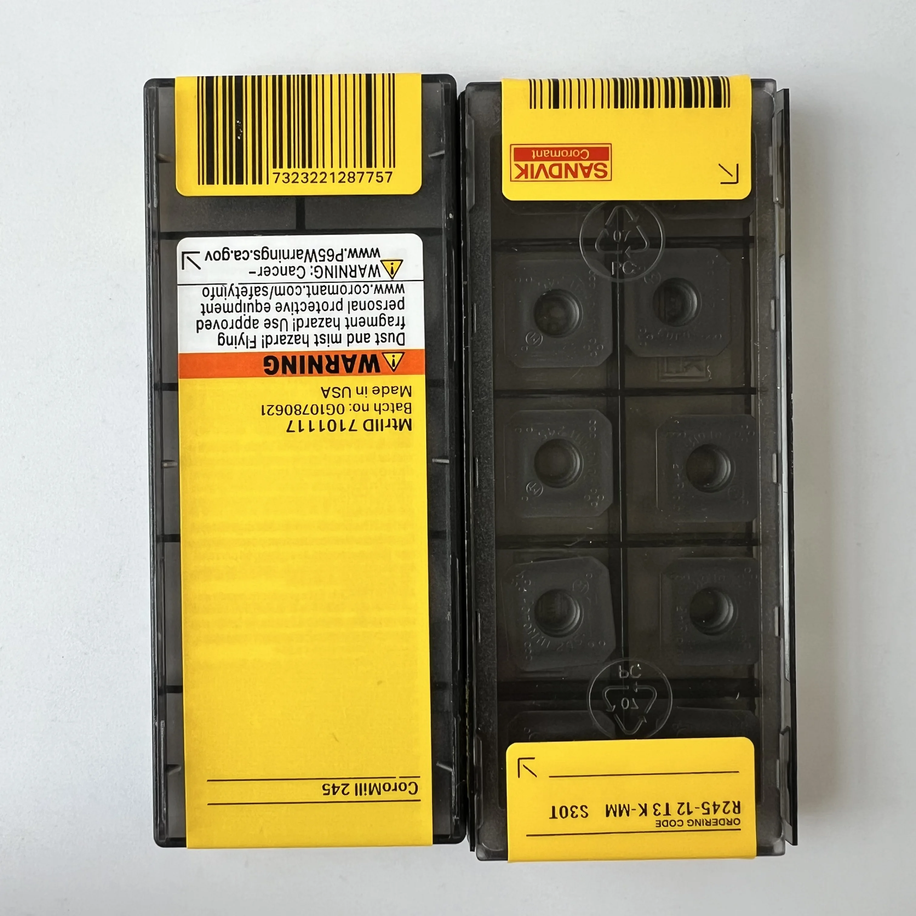 

Lathe cutting insert R245-12T3K-MM S30T 3040