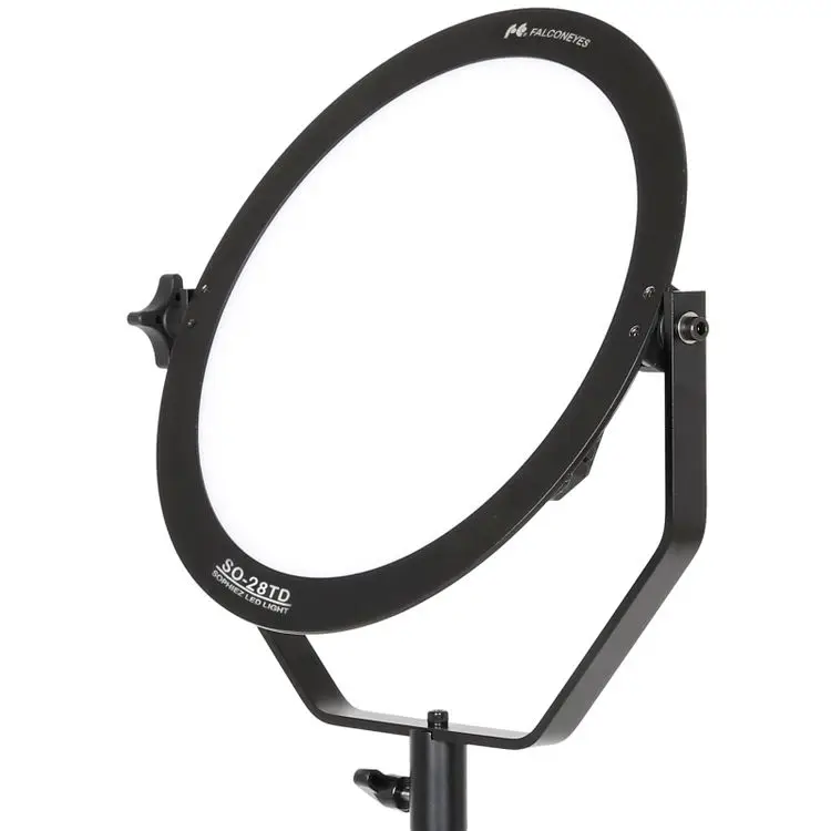 Falcon Eyes SO-28TD Video Led Light 28W Led Panel Lamp Round Soft Studio Light for Film Advertisement Shooting Photography