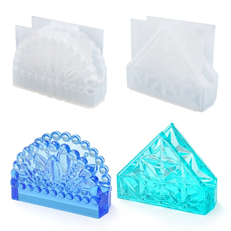 

Business Card Holder Resin Mold Name Card Display Stand Silicone Mold Business Card Organizer Storage Silicone Moulds