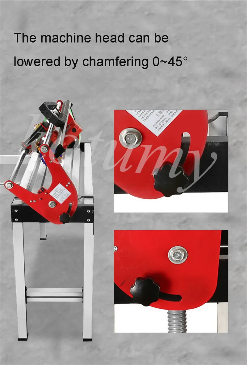 Multifunctional Tile Cutter Automatic Ceramic Tile Cut Machine 45 Degree 8-Angle Oblique Angle Brick Cutting Machine