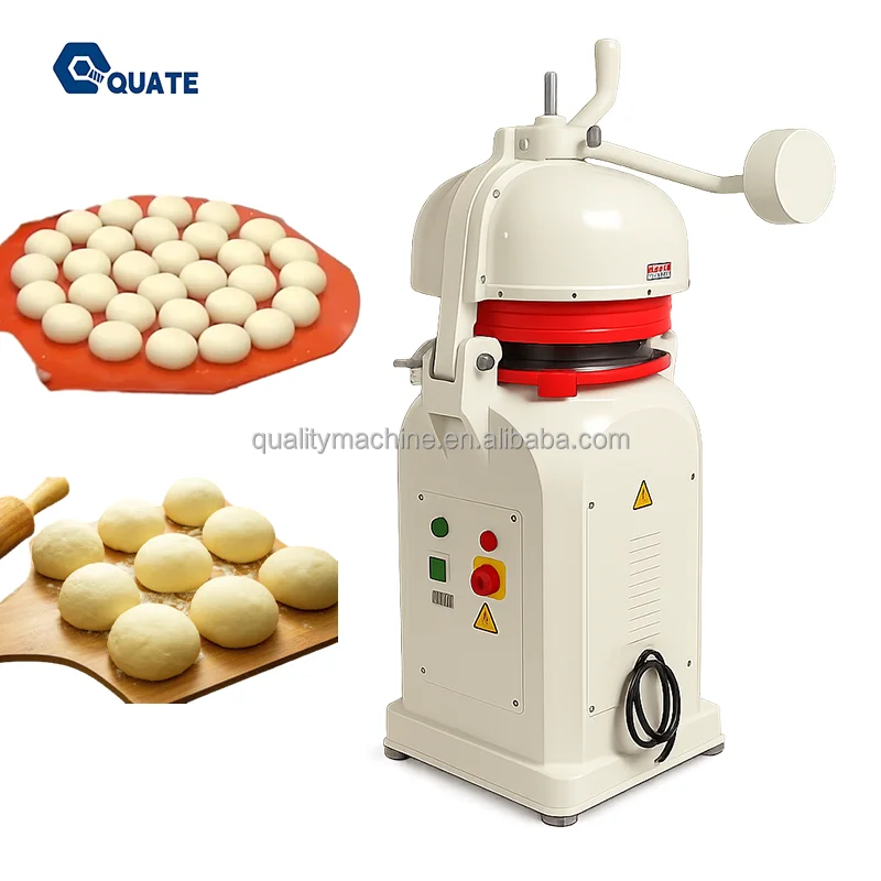 QT30 Semi-Automatic Dough Divider Rounder High-Speed 1500 Pcs/H 0.5g Precision Stainless Steel 304 Energy Saving Dough