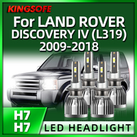 2/4Pcs 110W Power Supply 12V LED Headlight H7 Bulb For LAND ROVER DISCOVERY IV (L319) 2009 10 11 12 13 14 15 16 17 18