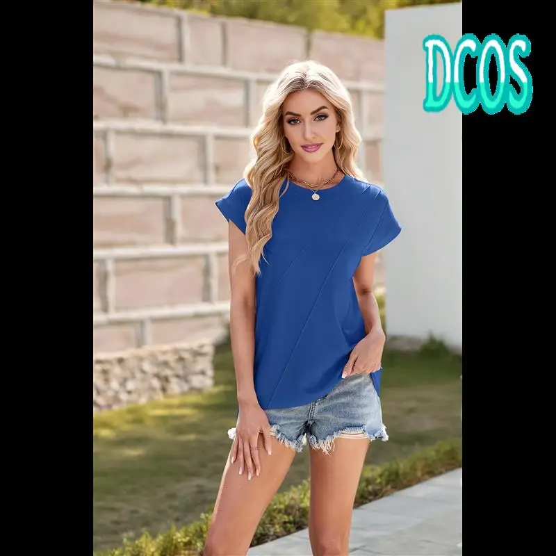 

DCOS-Womens Summer Tops Workout Shirts Beach Vacation Outfits