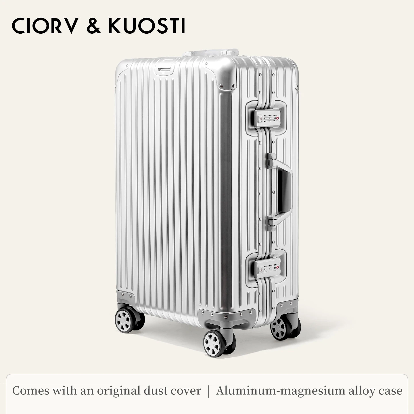 

Чемодан из алюминиево-магниевого сплава, телескопический, 24 дюйма, для деловых поездок, с металлическим кодовым замком, 20 дюймов, ручная кладь