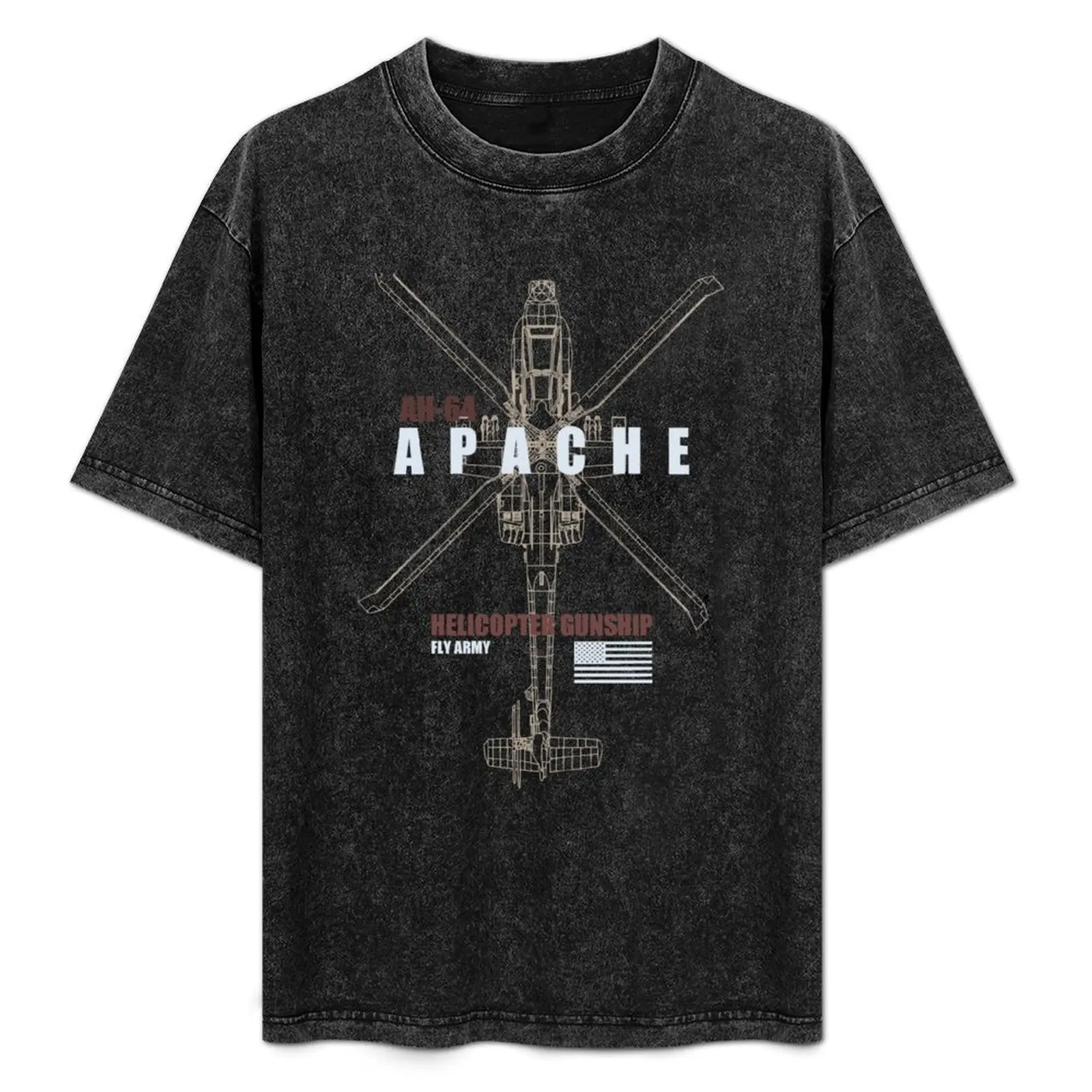 

AH-64 Apache T-Shirt Soft Touch Basic Cotton T-Shirt