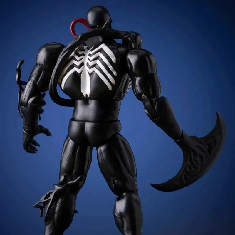 Marvel 1/12 Venom Kunststoff-Montagemodellbausatz, Action-Gelenkfiguren, Anime-Spielzeug, kommt mit Zubehör, Heimdekoration, Jungengeschenk