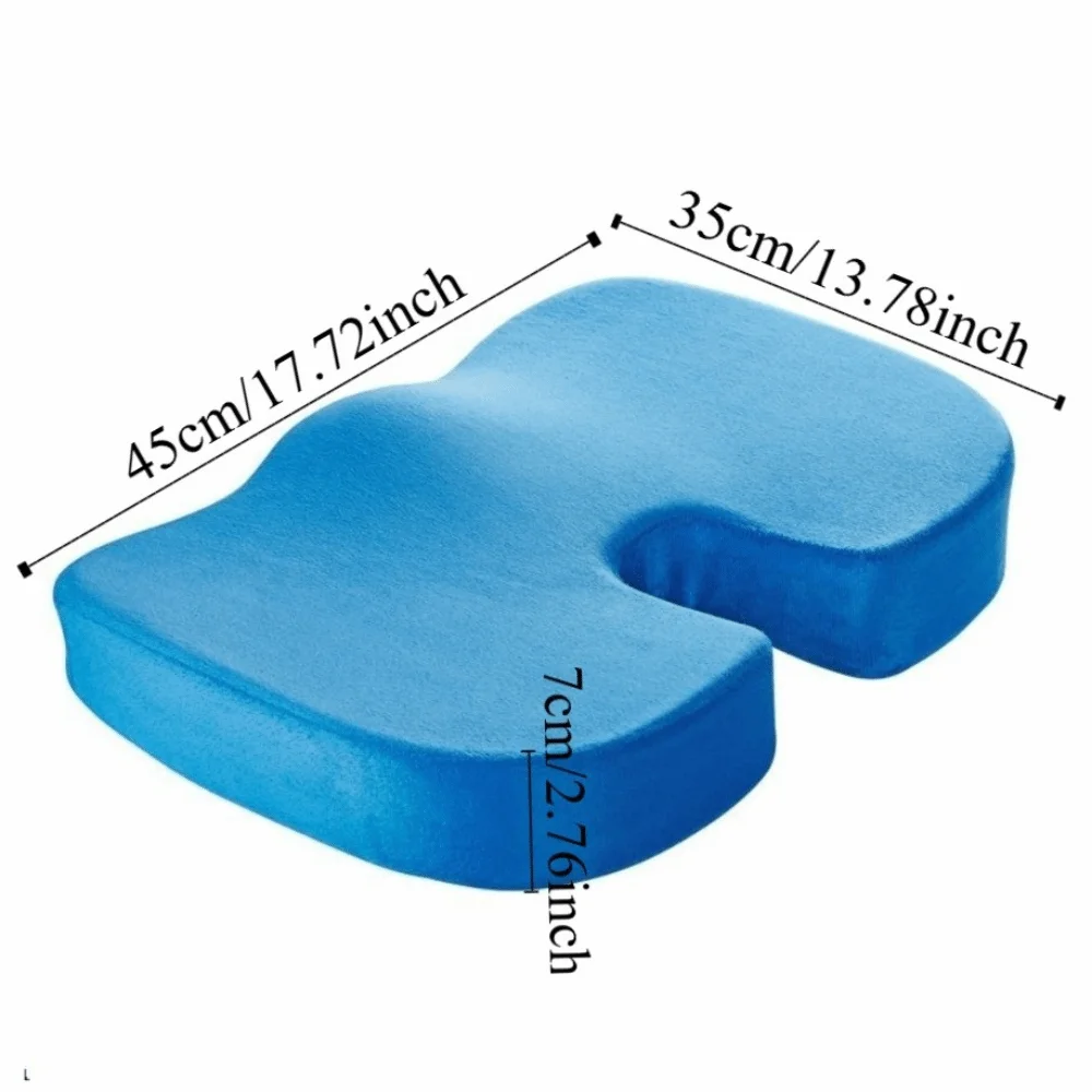 مريح البواسير وسادة مقعد انتعاش بطيء عدم الانزلاق كرسي مكتب وسادة تنفس العالمي وسادة مقعد العظام طالب