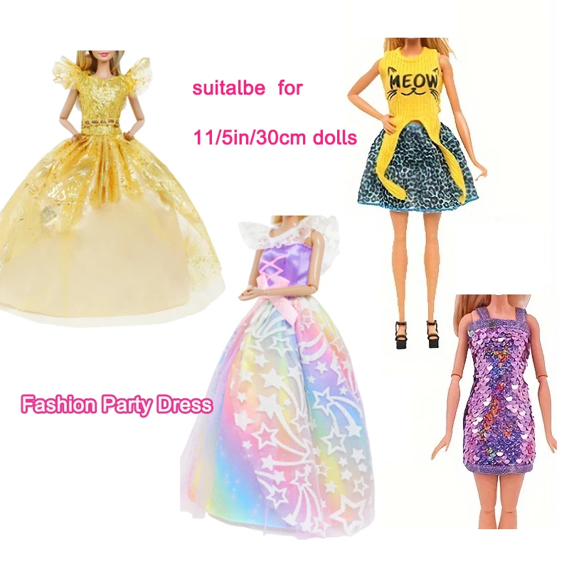 75PCS Wardrobe Set Portable With Doll Clothes and Accessories Hangers Dress Shoes for 11.5in/30cm Dolls Fashion Style Fun Toys