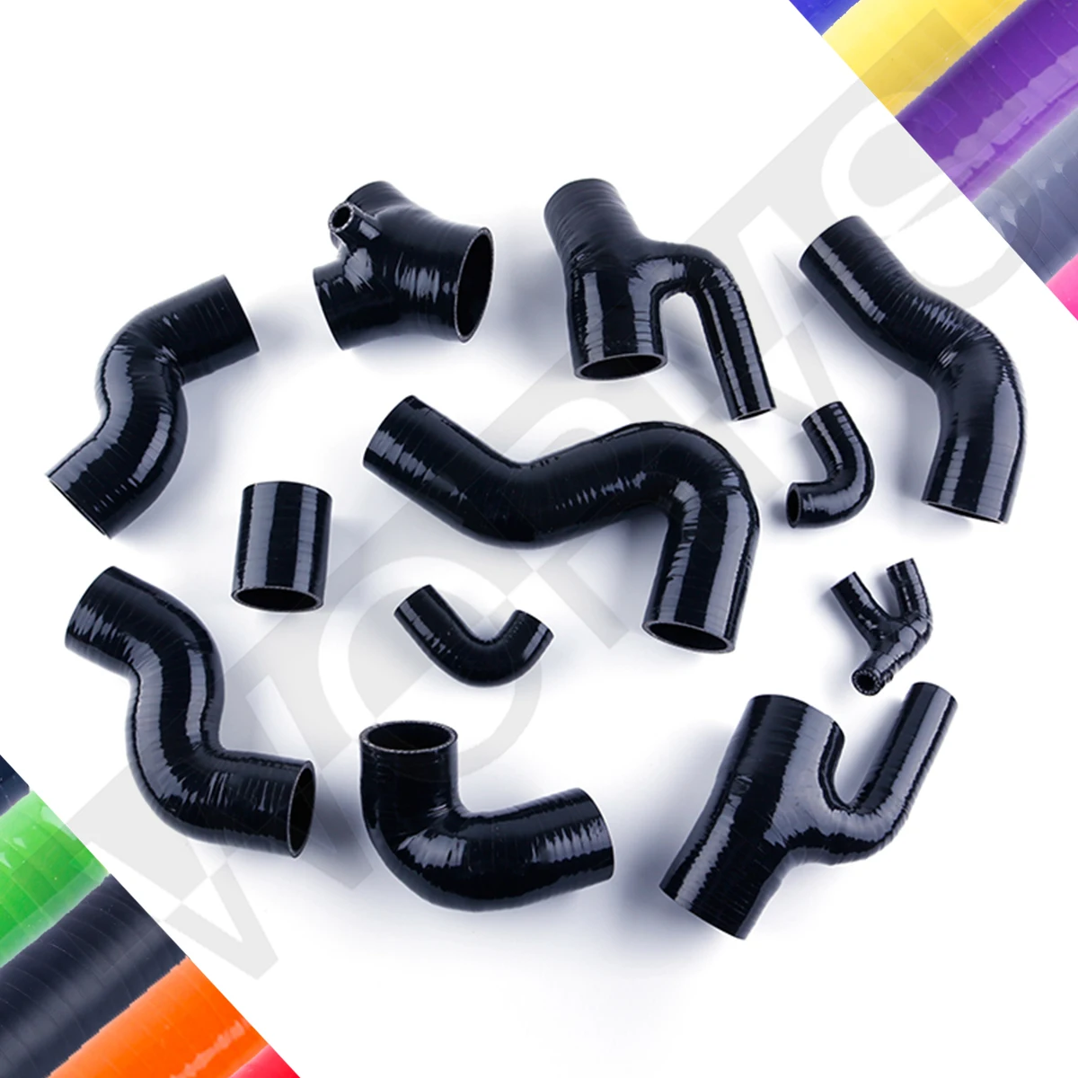 For Audi A6 C5 4B S4 B5 Allroad 2.7T Bi-Turbo Silicone Coolant Intercooler Boost Hose Pipe Kit