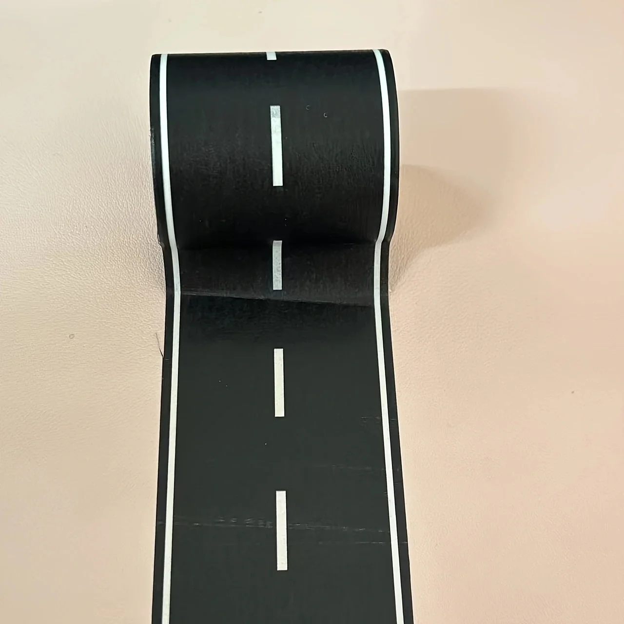 2 rolls of cartoon-style reusable road stickers and black road tape, suitable for party racing car decoration 5