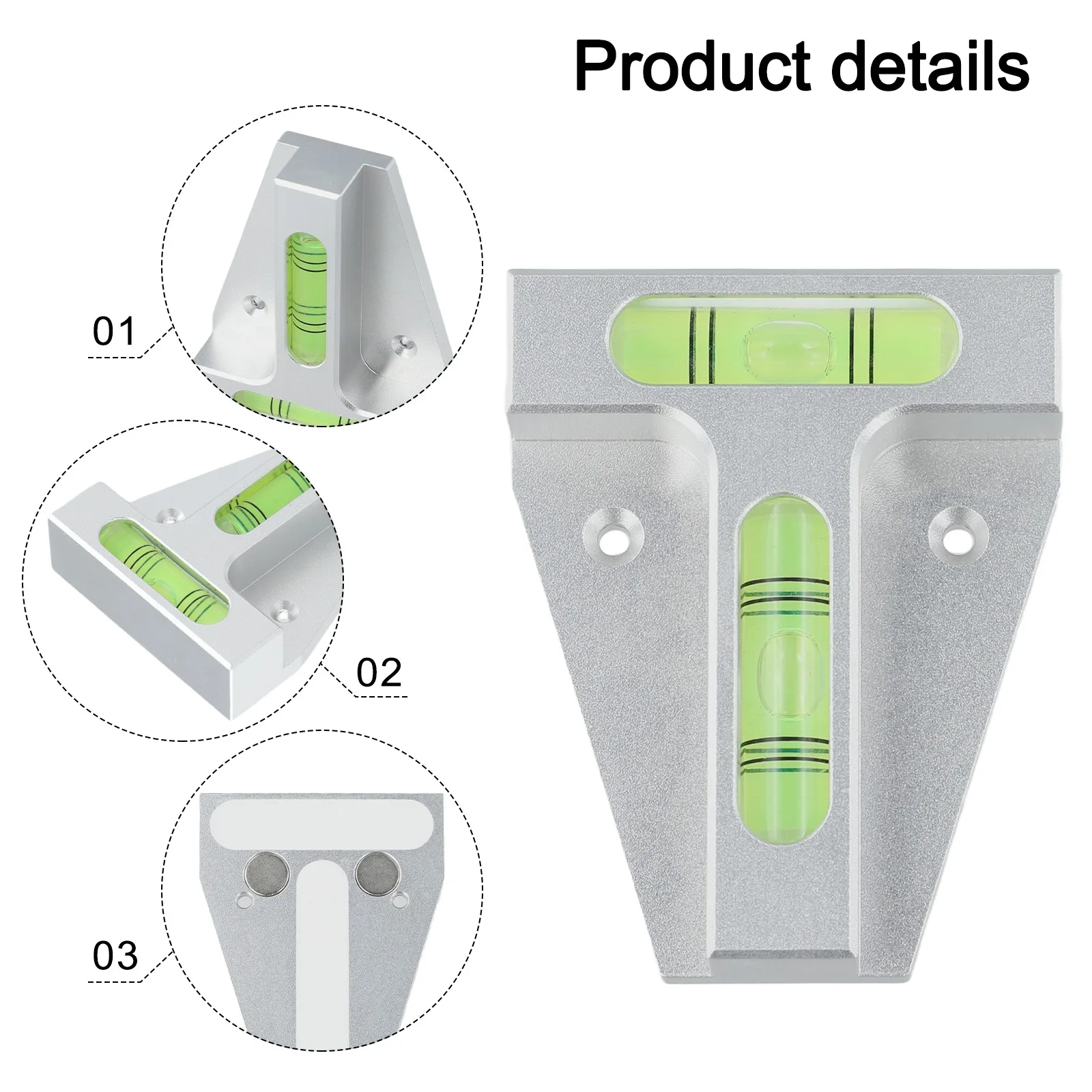 High- For Precision for T Type Level Meter, for mini Spirit- Level With Magnetic Backing For Accurate Measurement Instrument