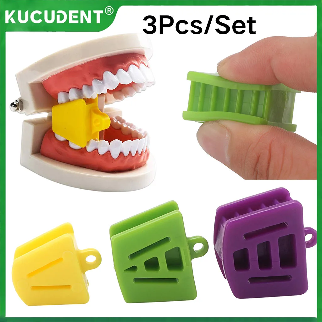 

3 шт./компл., стоматологические окклюзионные подушечки, открывалка для рта, реквизит для зубов, ретрактор для укуса, латексные автоклавируемые блоки S/M/L для стоматологии, инструменты для полости рта