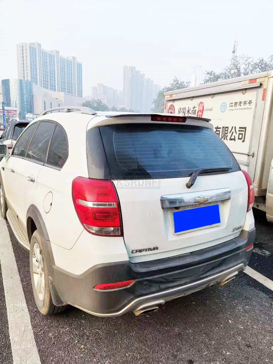 For Chevrolet Captiva  hatchback 2013-2018 spoiler High Quality ABS Material Car Rear Wing Primer Color spoiler