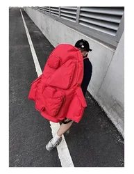 Backpack Nylon Rocket Shaped Fashion New Unisex High-Capacity Splashproof Travel Backpack Street Style