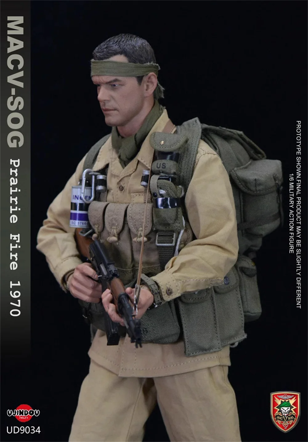 Hot Sale 1/6 UJINDOU UD9034 US. Soldier Vietnam War Operation 1970 Full Set Moveable Action Figure For Fans Collectable