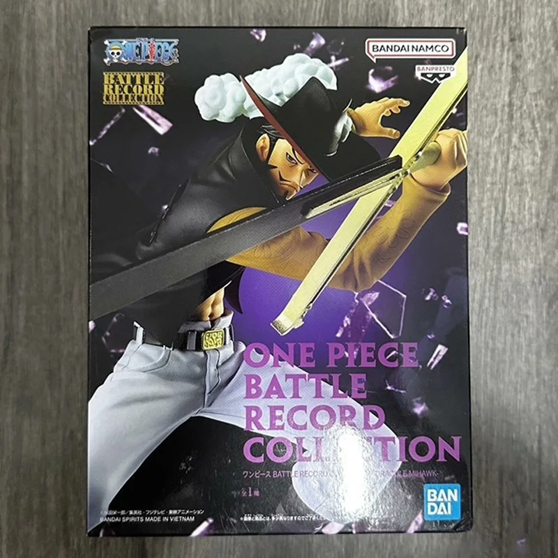 

BANDAI NAMCO BANPRESTO in stock Original Genuine ONE PIECE BATTLE RECORD COLLECTION DRACULE.MIHAWK Figure model PVC 13cm gift