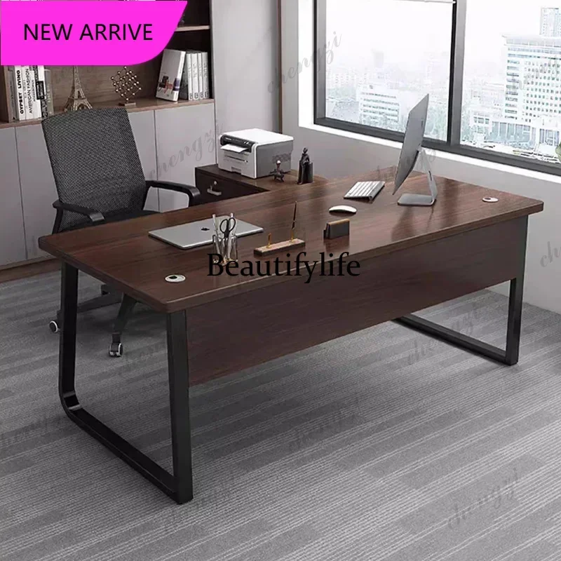 A68Bedroom Office Desk Table Executive Office Desk Setup Accessories Desktop Reception Executive Mesa Ordenador Trendy Furniture