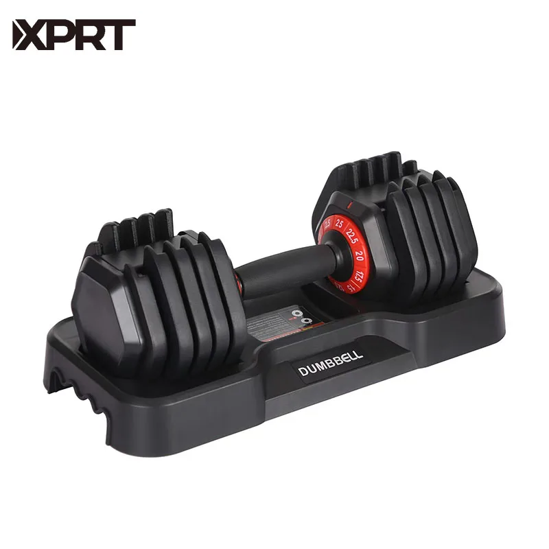 Factory Direct Hot Sale  Cast Iron Dumbbells Adjustable Set  Gym at Home 25lb or 11kg  Adjustable Dumbbell Sets
