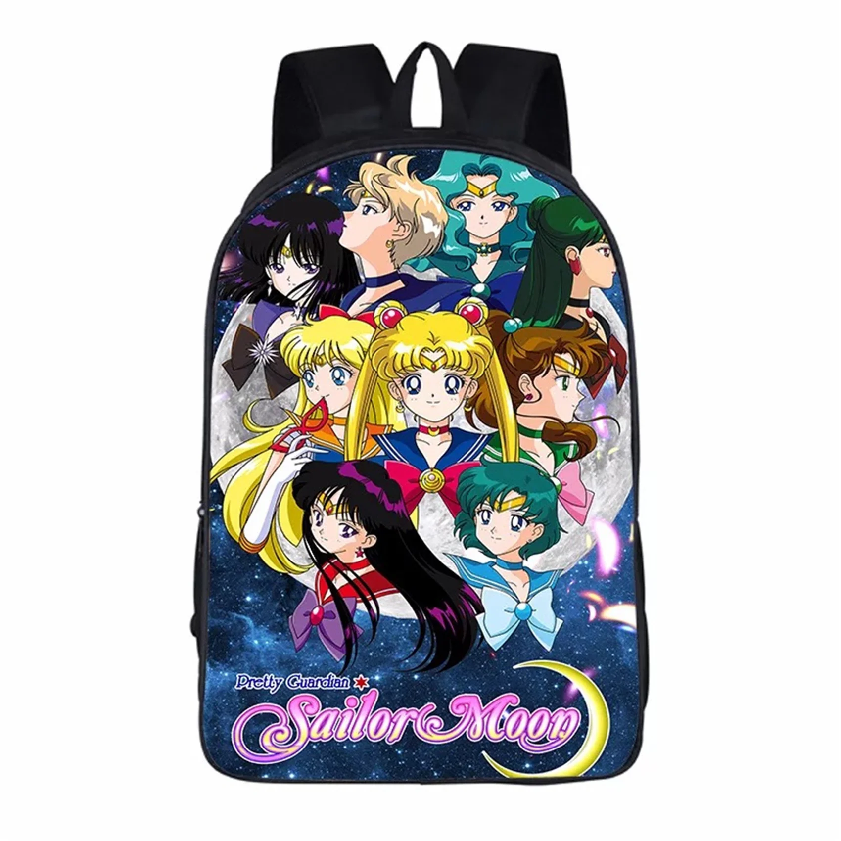 

Girls Sailor M0on Classic School Backpack-Water Proof Graphic Laptop Knapsack Canvas Travel Bagpack for Kid