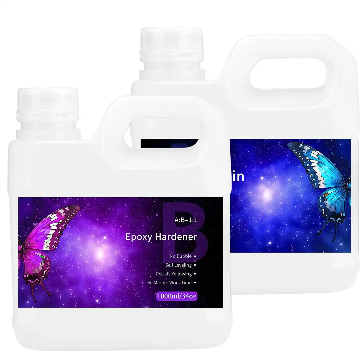 1000ml/2l AB Epoxy Resin  High Clarity Fast Drying High Hardness DIY Supplies For Resin Jewelry Making