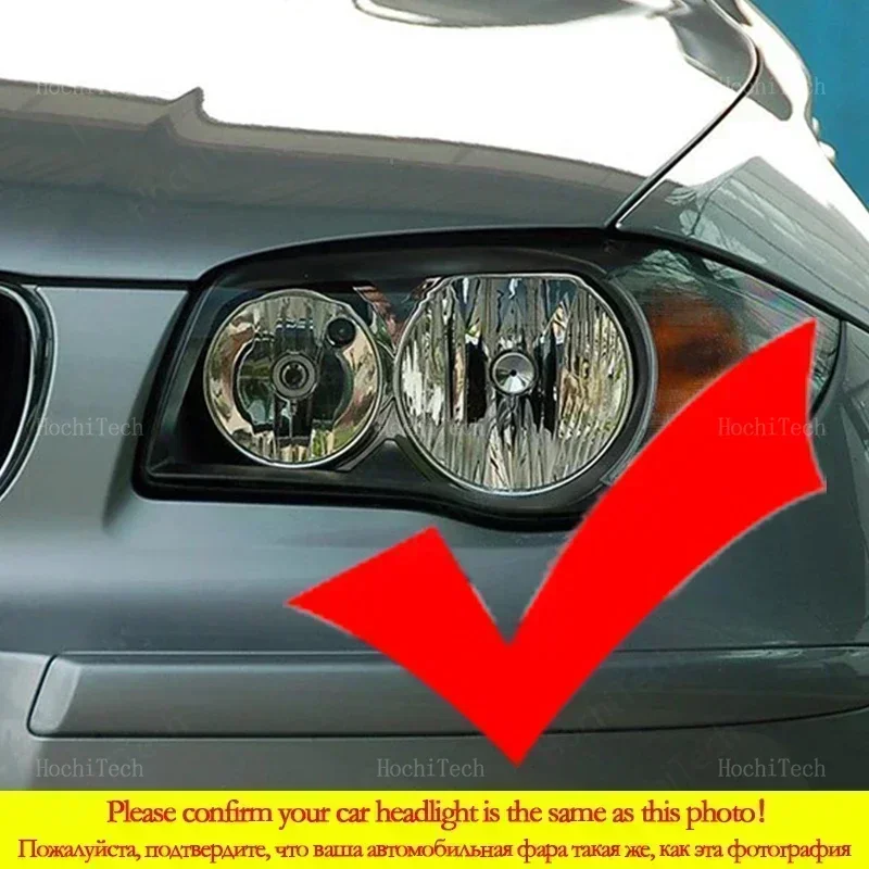 For BMW 1 Series E81 E82 E87 E88 Halogen Headlight 2004-2013 DRL App control M4 Style LED Angel Eyes Ring with turn signal