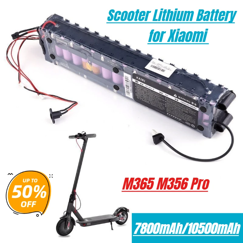 

High-capacity 36V 7800mAh/10500mAH Battery for Xiaomi M365 M356 Pro Scooter Lithium Battery