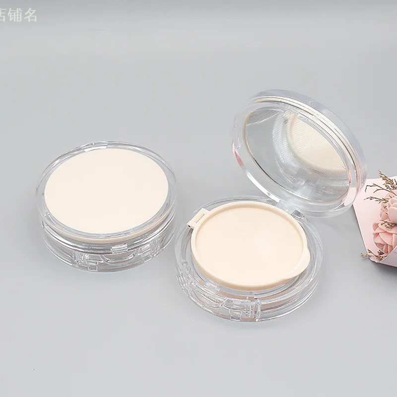 

15g/0.5oz Empty Air Cushion Puff Box Portable Cosmetic Makeup Case Container with Powder Sponge Mirror for BB Cream Foundation