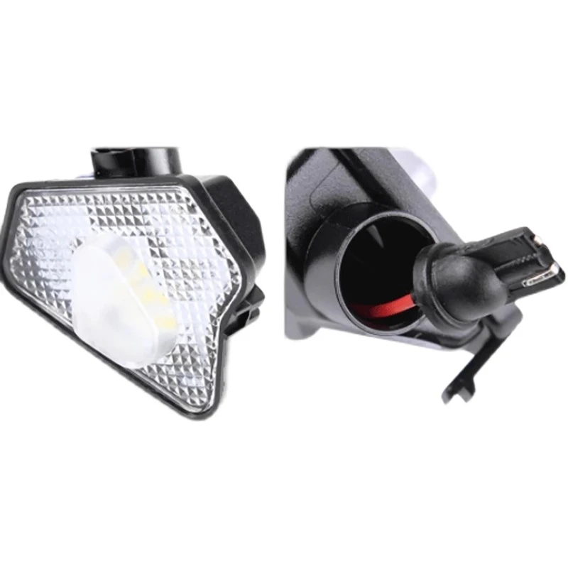 2pcs LED Car Rearview Mirror Light Puddle Light for Mercedes Benz CLS CLA GLA W219 W117 W209 W156