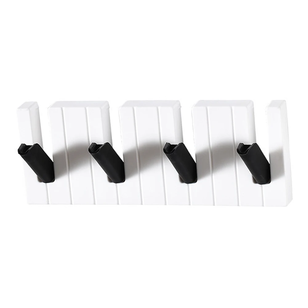 Piano Keyboard Hook Wall Mounted Coat Hanger Creative Wall Home Living Room Bedroom Decorative Hooks Kindergarten Coat Hat Rack