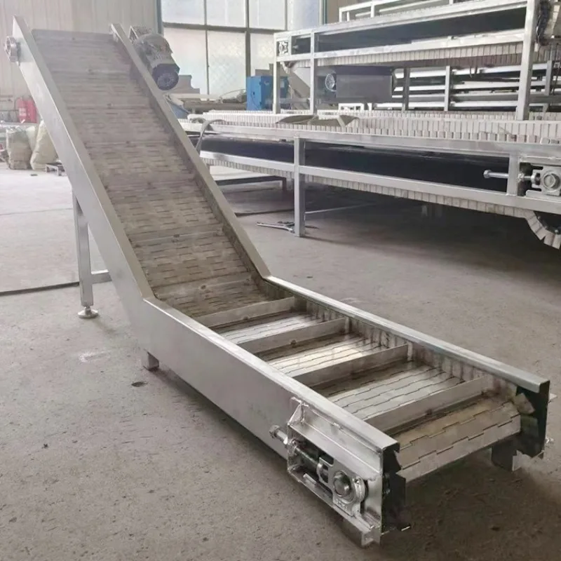 

Customized 304 Stainless Steel Mesh Conveyor Belt High Temperature Resistant Chain Plate Conveyor Assembly Line
