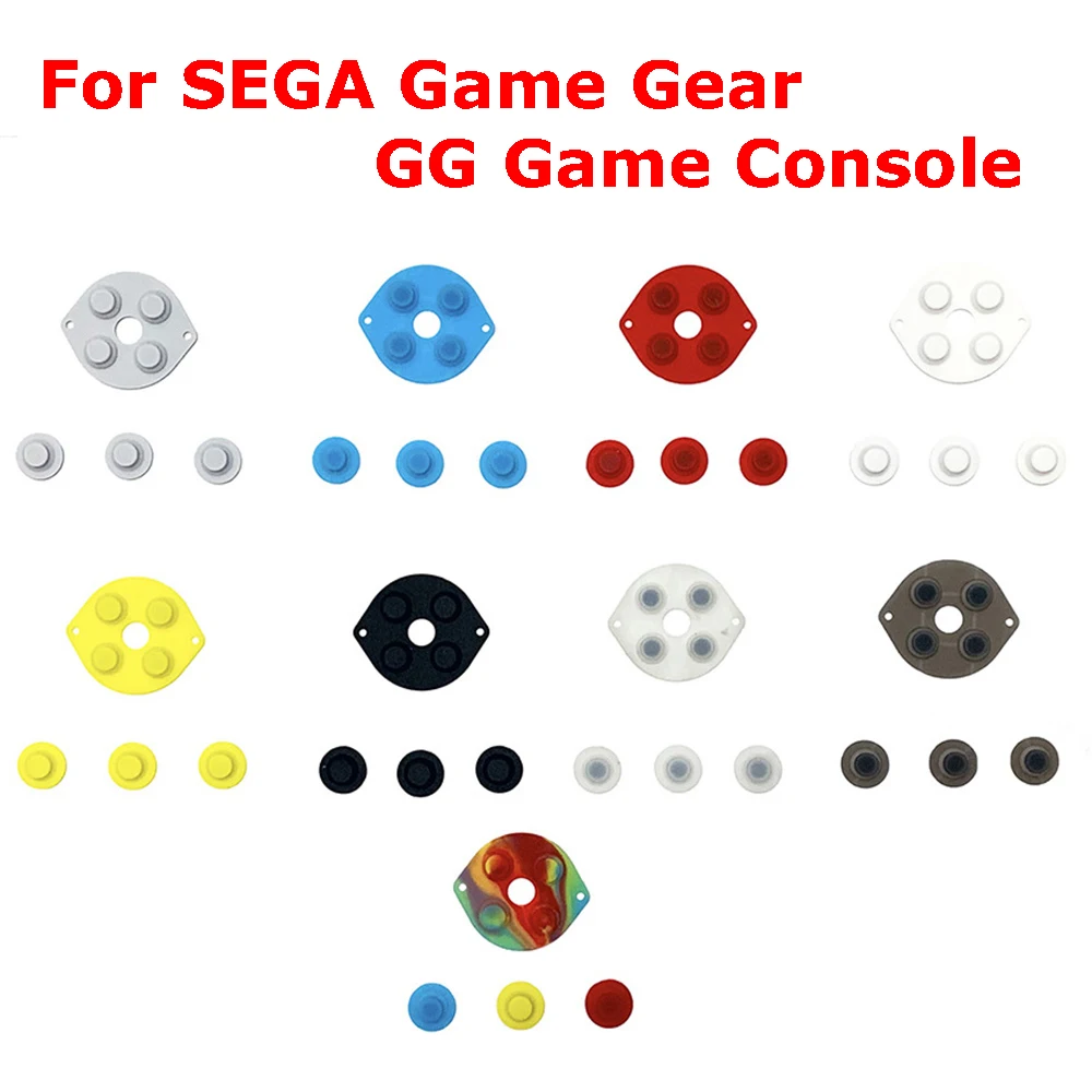 

For SEGA Game Gear GG Game Console Silicone Conductive Adhesive Set Replacement Silicone Conductive Adhesive Kit