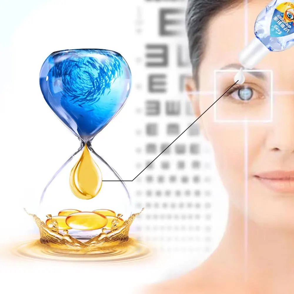 

Eyesight Improvement 15ml High Quality Eye Drops Cod Liver Oil Relieve Blurred Vision Clean Drop Eyes Detox Discomfort