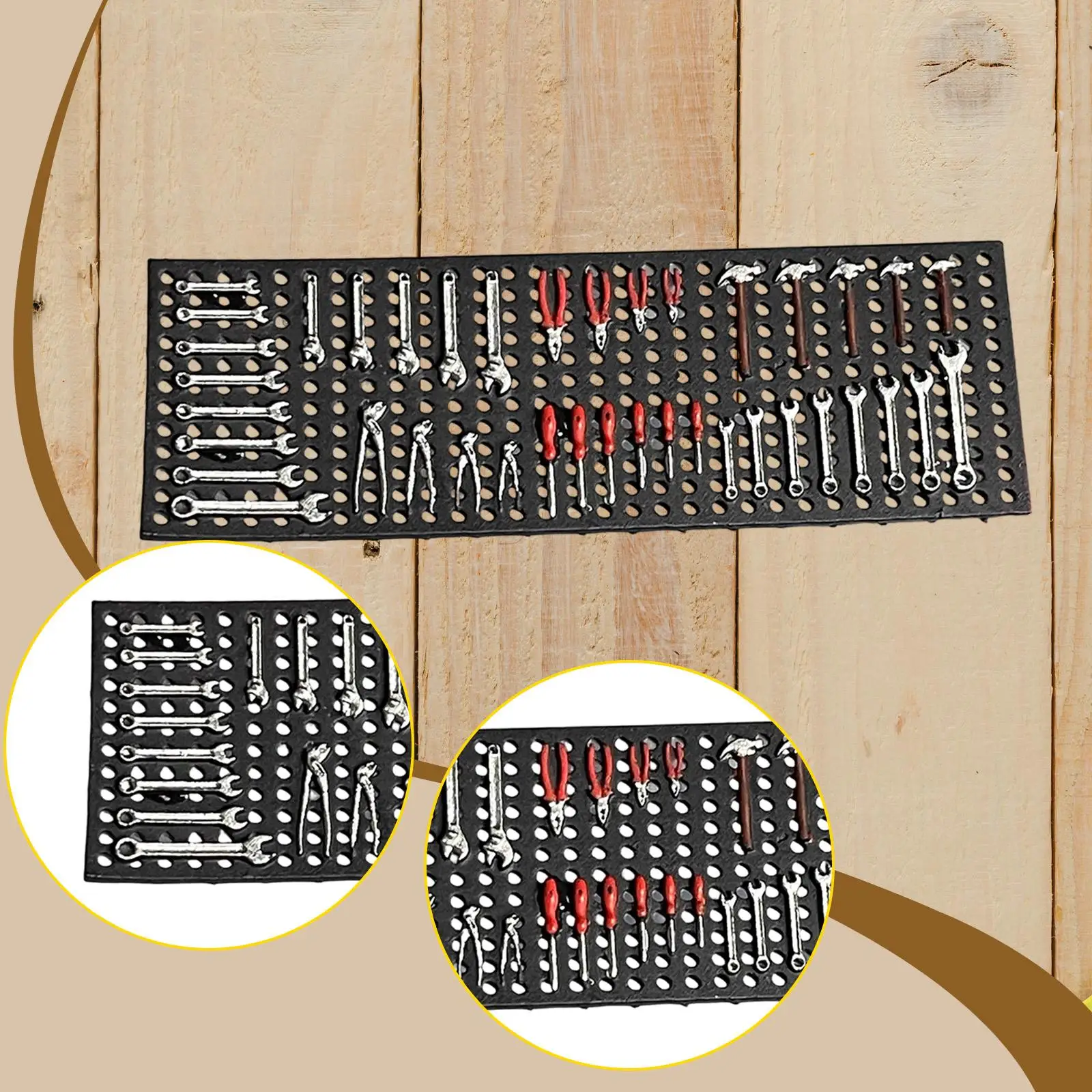 نموذج لوحة بيجبورد للمرآب بمقياس 1/64، ديكور المشهد الصغير DIY، محاكاة إصلاح السيارات الصغيرة #2