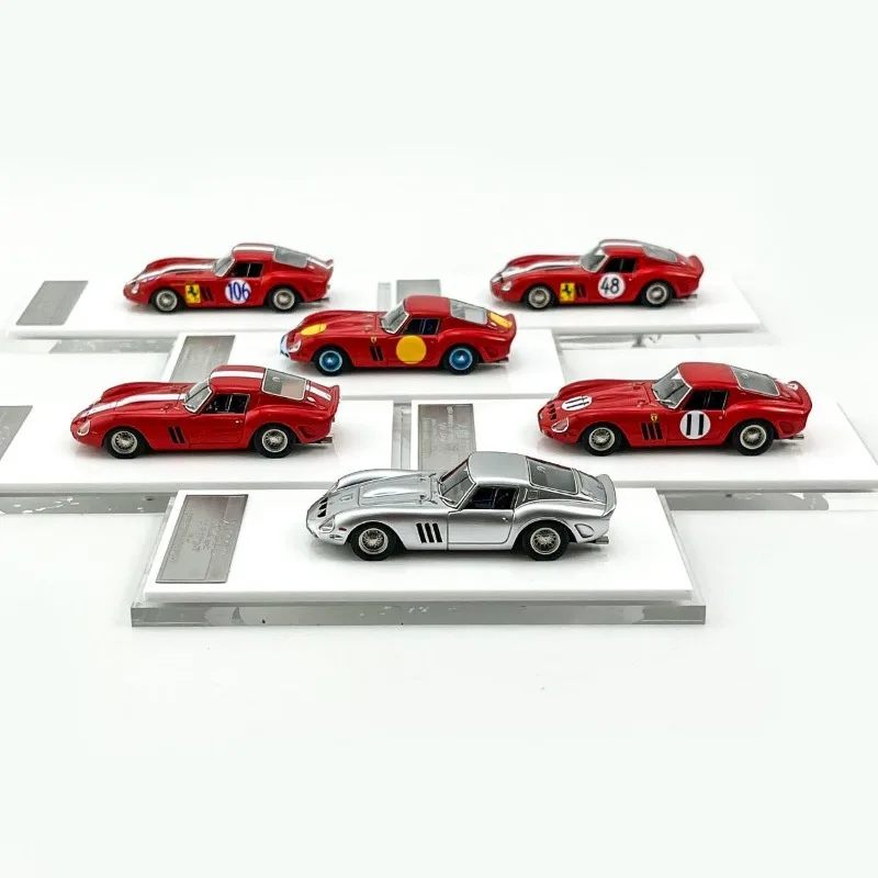 

MY64 1:64 Leaping Horse 250GTO имитационная модель автомобиля из смолы, игрушка для мальчиков, детский подарок, коллекционное украшение для взрослых.