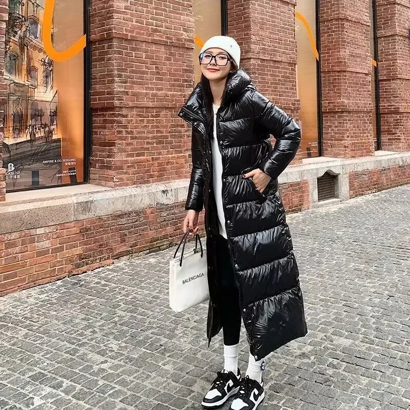 New 2025 Hooded Parkas Winter Warm Down Jacket Women Long Parkas Winter Coat  Waterproof Cold Puffer Jacket