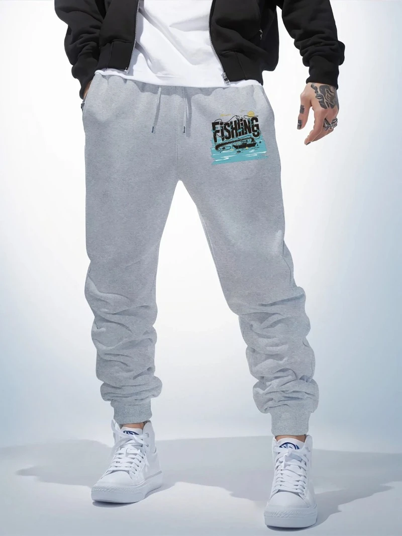 

Осень-зима 2025: мужские повседневные хлопковые спортивные штаны на шнурке, сезонная трикотажная ткань, элитная роскошь для мужчин и женщин, тренажерный зал