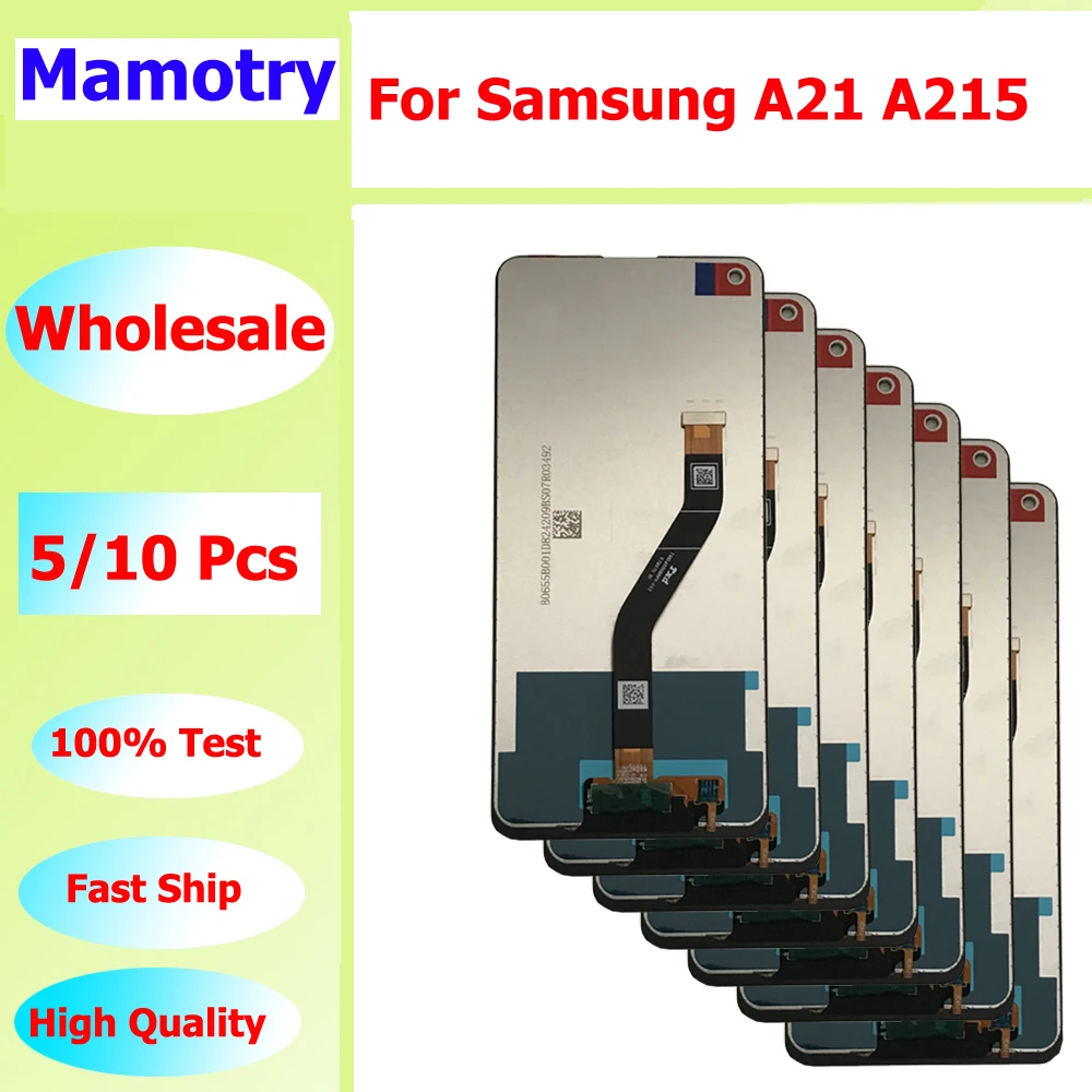 

Wholesale 5/10 pieces / Lot Original-self-weld For Samsung A21 Screen Lcd Display A215 SM-A215U With Touch Assembly