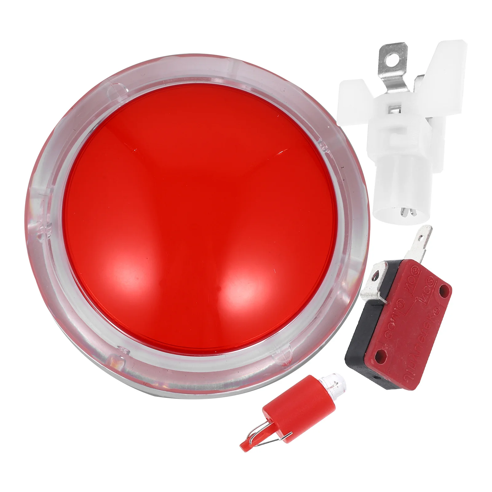 

1 комплект светодиодного круглого кнопкового переключателя с подсветкой, игровой отвес, интерактивный мигающий свет, звук, отвес в игры