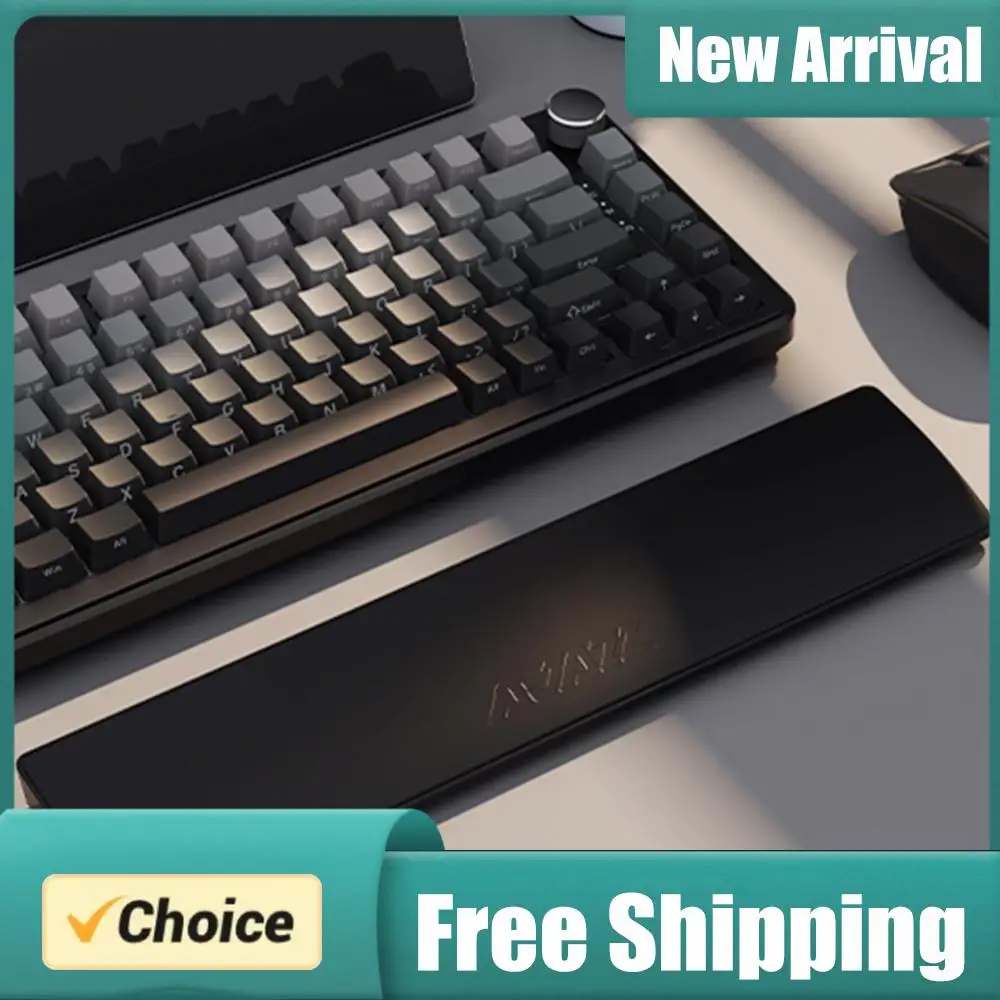 

Подставка для запястий для игровой клавиатуры на 81 клавишу, эргономичная, из мягкой пены с эффектом памяти, для поддержки рук и запястий, аксессуар для игровой клавиатуры