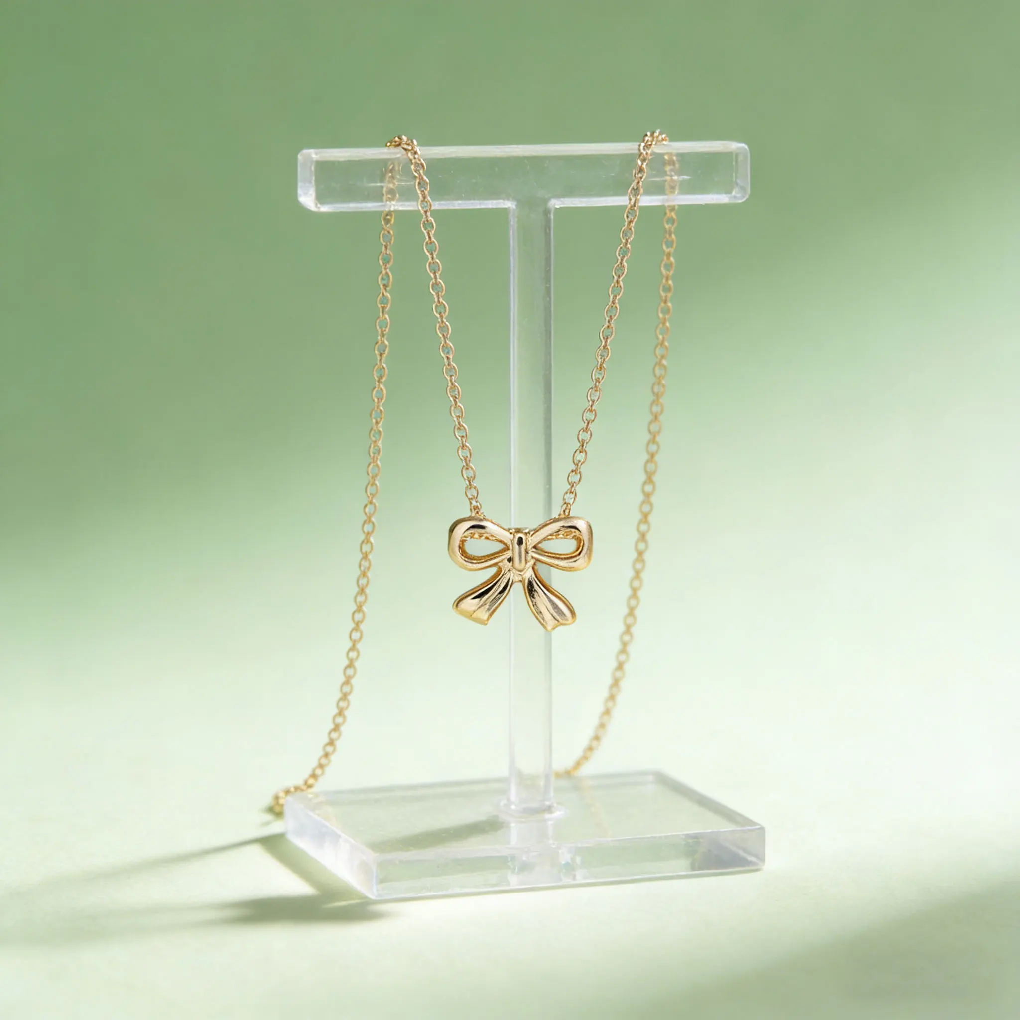 

Women's Elegant Bow Necklace 1Pc - Simple Stylish Daily Vacation Wear Gift Accessory