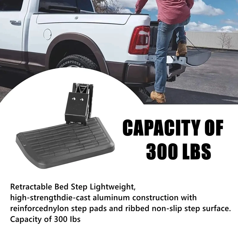 Retractable Back Rear Bumper Foot Step T-Step Bedstep For Toyota Tacoma 2012-2021 PT392-35100 PT39235100