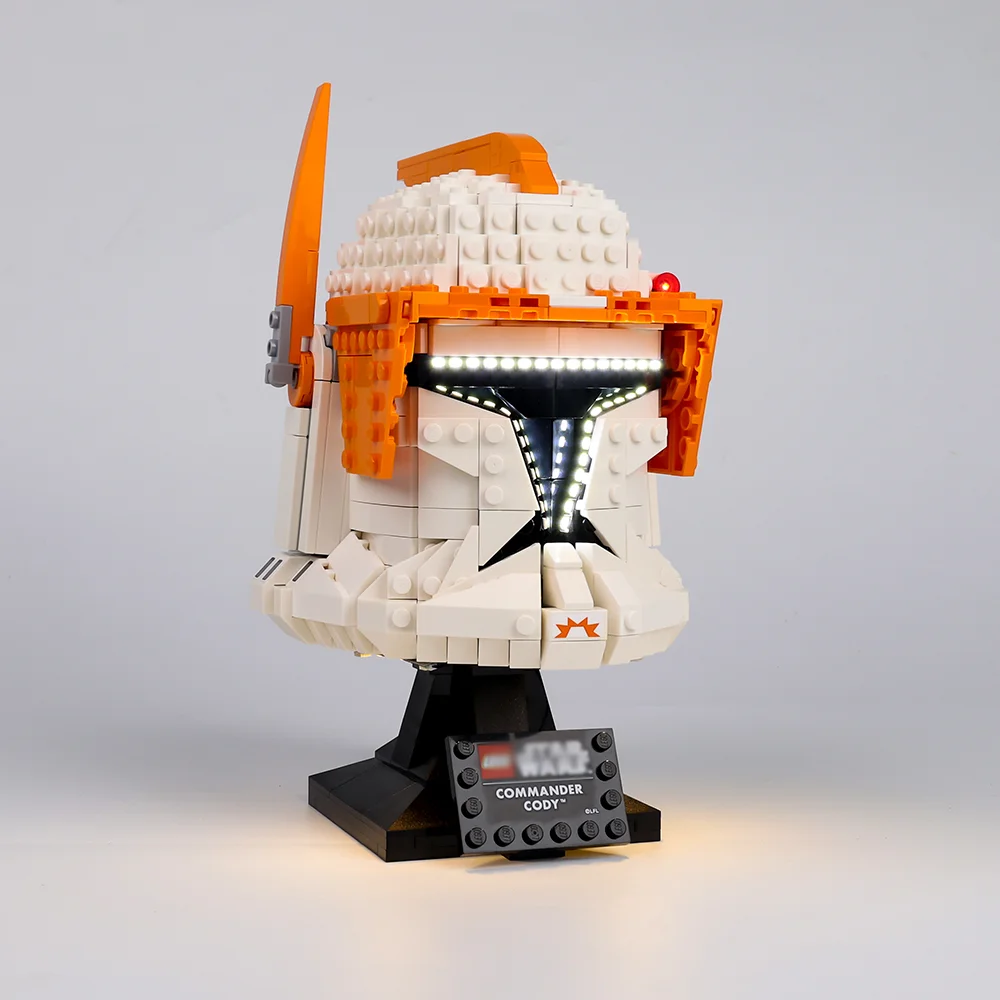 EASYLITE LED Light Set For 75350 Clone Commander Cody Helmet Star Building Blocks Bricks Wars DIY Lighting Kit NO Model