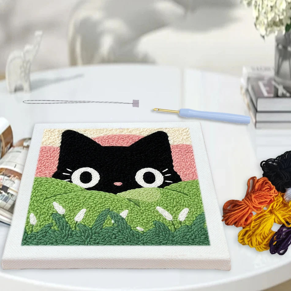 ชุดปักผ้าลายแมวดำด้วยเข็มปัก ง - Art Craft Easy With Paper บทวิจารณ์และราคา