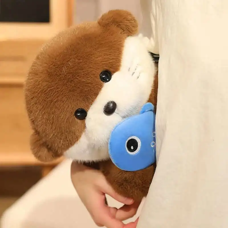 عالية الجودة الإبداعية قضاعة ألعاب من نسيج مخملي 35/50 سنتيمتر جميل قضاعة عقد الأسماك أفخم دمية لينة محشوة ألعاب حيوانات عيد الميلاد هدية عيد الميلاد