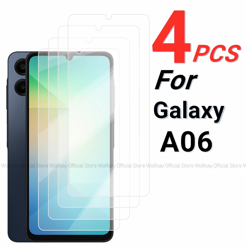 2/4 шт., Защитное стекло для Samsung Galaxy A06