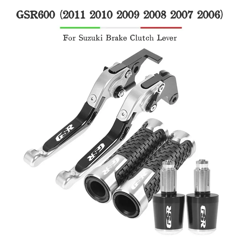 

For Suzuki GSR600 GSR 600 2011 2010 2009 2008 2007 2006 Motorcycle Brake Clutch Levers 7/8''22mm Handle end Handlebar Grips Ends