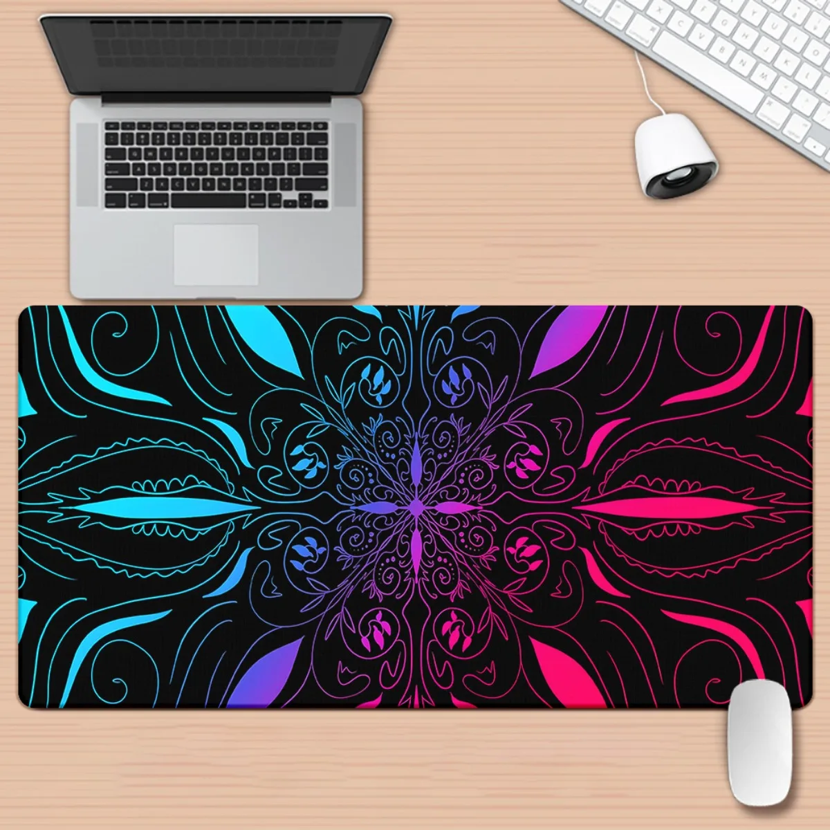 Brand Iron Art Desk Pad Vibrant HD Print XXL Mousepad Gaming Office Versatile Smooth Surface Large Size