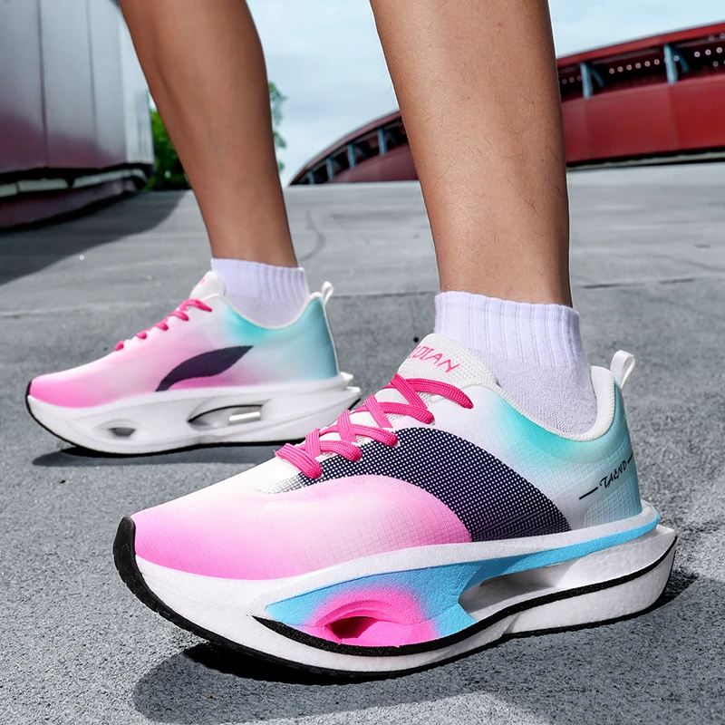

Gym Casual Sneakers Men Breathable Lightweight Cushion Jogging Outdoor Daily Sports Walking Shoes